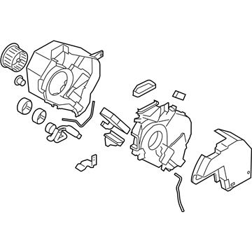 Subaru 73510XA00A Cooling Unit Rear