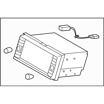 Subaru 86271SC010 PB000984 RADIO/NAVI Unit