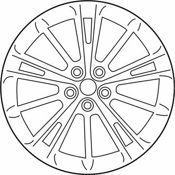Subaru 28111CA010 Aluminium Disc Wheel