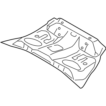 Subaru WRX STI Floor Pan - 52122FJ0319P