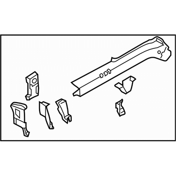 Subaru 51620FE022 Frame Side Complete Front RH