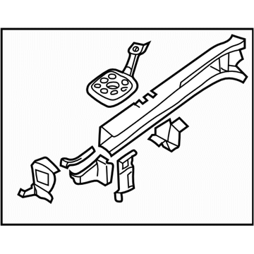 Subaru 51620FE430 Frame Side Front Complete Front LH