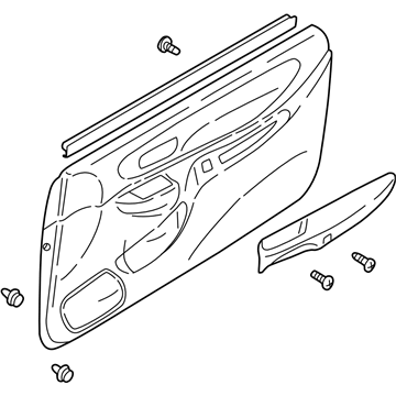 Subaru 94228FA540OE Trim Panel Front Door Right