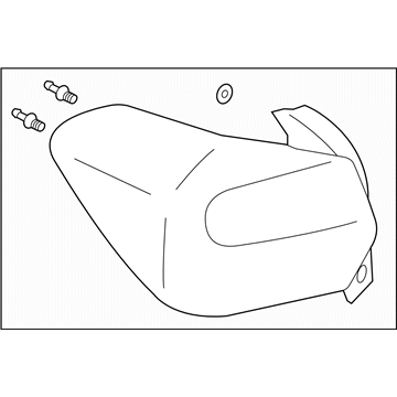 Subaru 84912FJ060 Lens & Body Complete