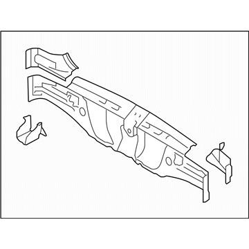 Subaru 52419AG03B9P Skirt Complete Rear In OBK