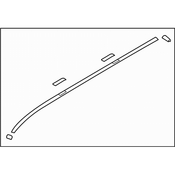 Subaru 91046SG000 Molding Assembly Roof Right