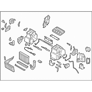 Subaru 72110AG08B Heater Unit