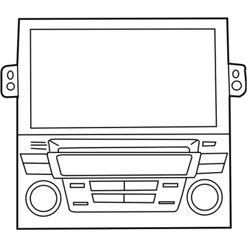 Subaru 86271AJ60B RADIO/NAVIGATION Unit Assembly