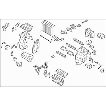 Subaru 72110SC110 Heater Unit Dual LHD