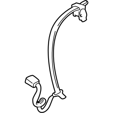 Subaru 64681AE01AGE Rear CNTR RETRACTOR Assembly