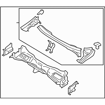 Subaru 51121FG0149P Duct Complete LHD