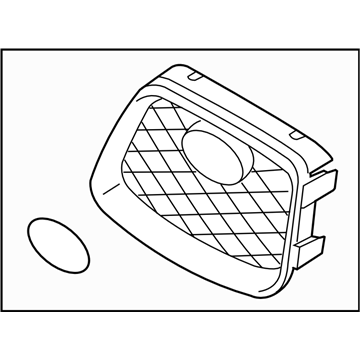 Subaru 91121FE231MJ Front Grille Assembly