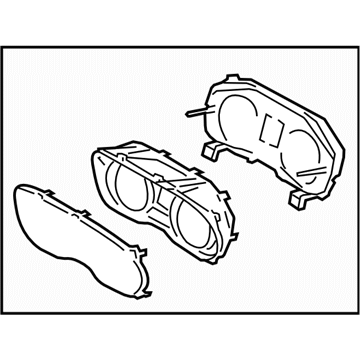 2015 Subaru WRX STI Instrument Cluster - 85000VA020