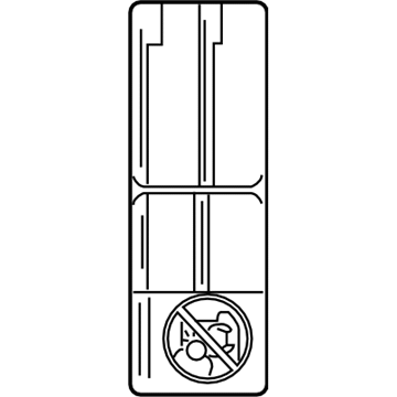 Subaru 98281SA430 Label Air Bag