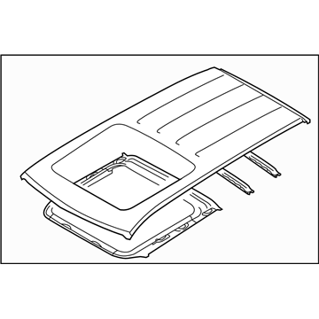 Subaru 53600SC0109P Panel Complete Roof