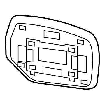 Subaru 91039VA020 Mirror Repair RH