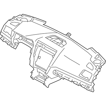 Subaru 66040AL00A Pad & Frame Assembly