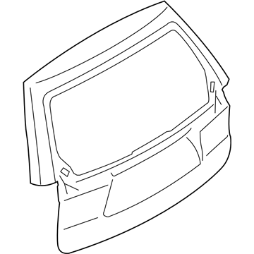 Subaru 60809SG0709P Panel Complete Rear Gate