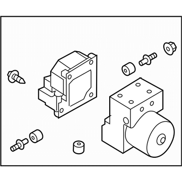 Subaru Outback ABS Pump And Motor Assembly - 27594AG02A