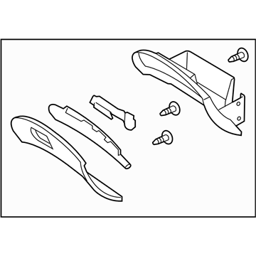 Subaru 66120XA00AMV Pocket Assembly