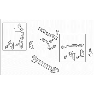 Subaru 53029CA0019P Radiator Support