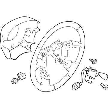 Subaru 34311AG10AJC Steering Wheel Assembly