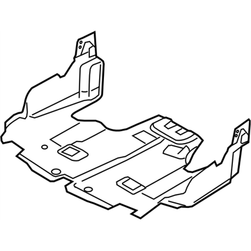 Subaru 56410AG15A Under Cover Com Front