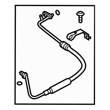 Subaru 73425AJ07B Hose Assembly Pressure Suction