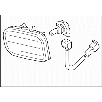Subaru 84501FC181 Fog Light Assembly Front RH