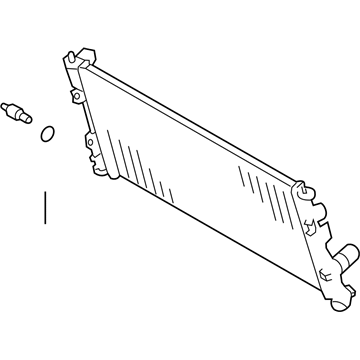 2019 Subaru BRZ Radiator - 45111CA000