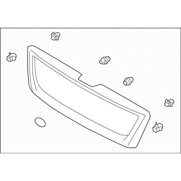 Subaru 91065FC080UV Front Grille Assembly