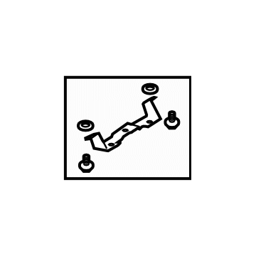 Subaru 92044AG50A Bracket Assist Rail Std