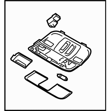 Subaru 84621AG18A Lamp Assembly Map