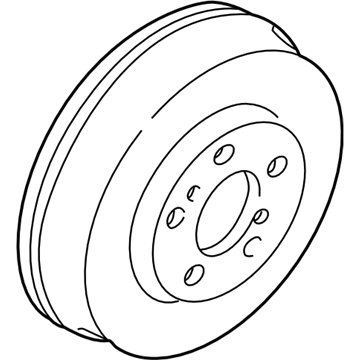 Subaru 26740FA000 Brake Drum RH