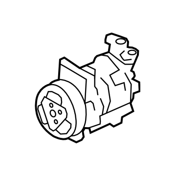 2017 Subaru Crosstrek A/C Compressor - 73111FJ041