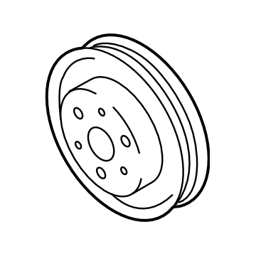 Subaru 21151AA110 Water Pump PULLEY