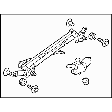 2019 Subaru BRZ Wiper Motor - 86510CA030