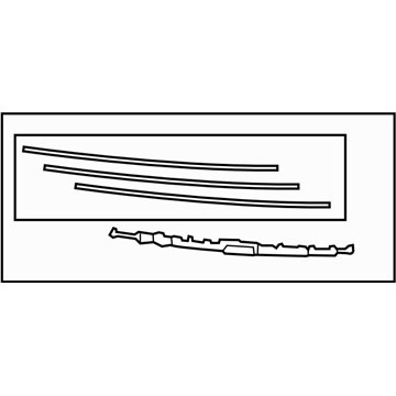 Subaru BRZ Wiper Blade - 86542CA060