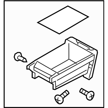 Subaru 92112XA04BMV Console Box Assembly Lower