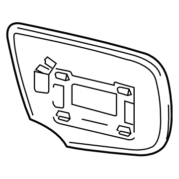 Subaru 91039SA050 Mirror Repair LH U4