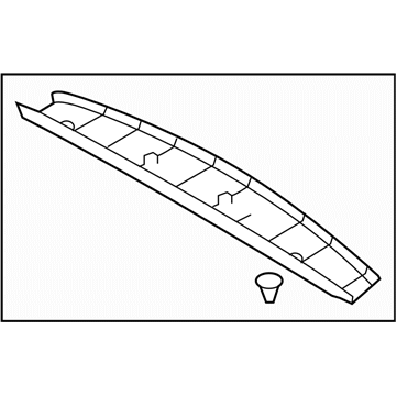 Subaru 94310AG01AOR Trim Panel Assembly Rear GUPR