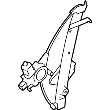 Subaru 61042FG003 Regulator & Mot Assembly Rear RH