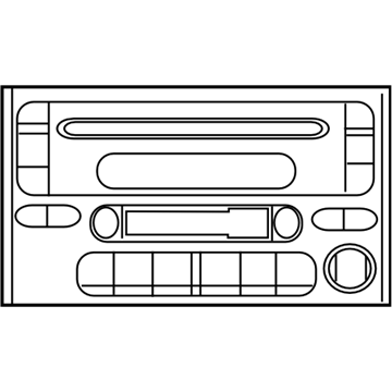 Subaru 86201SA350 PB000984 2DIN Radio Cd Ca