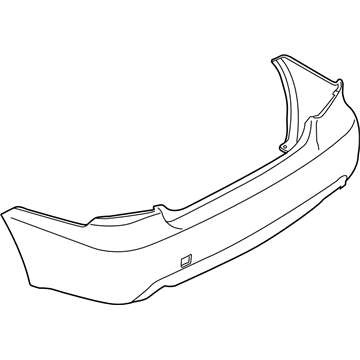 Subaru 57704FG031 Bumper Face Rear SDNUS