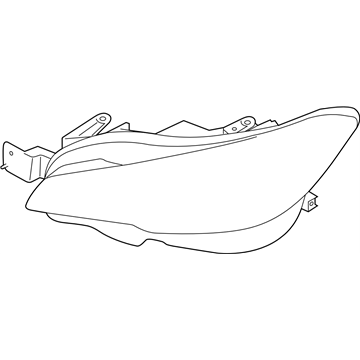 Subaru 84913VA081 Lens & Body Head Lamp RH