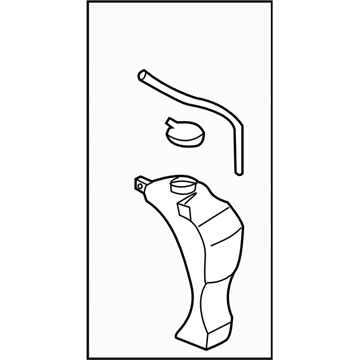 Subaru 45150SA010 Reserve Tank Assembly Radiator