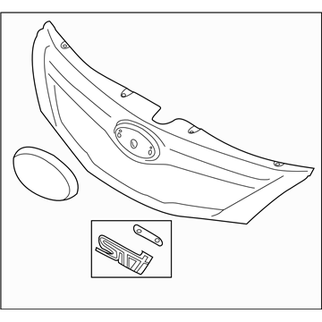 2011 Subaru Impreza Grille - 91121FG100