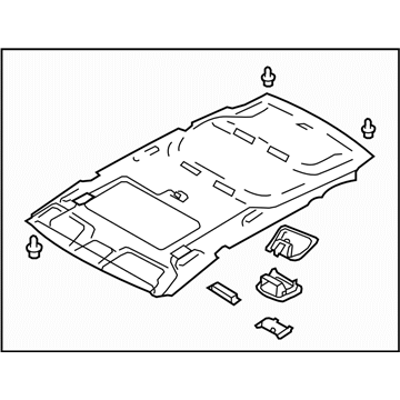 Subaru 94421XA02AEU Trim Panel Assembly SUNRF