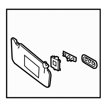 Subaru Tribeca Sun Visor - 92011XA01AEU