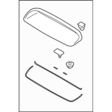 Subaru 90821AG02ANN Grill Hood Front Assembly